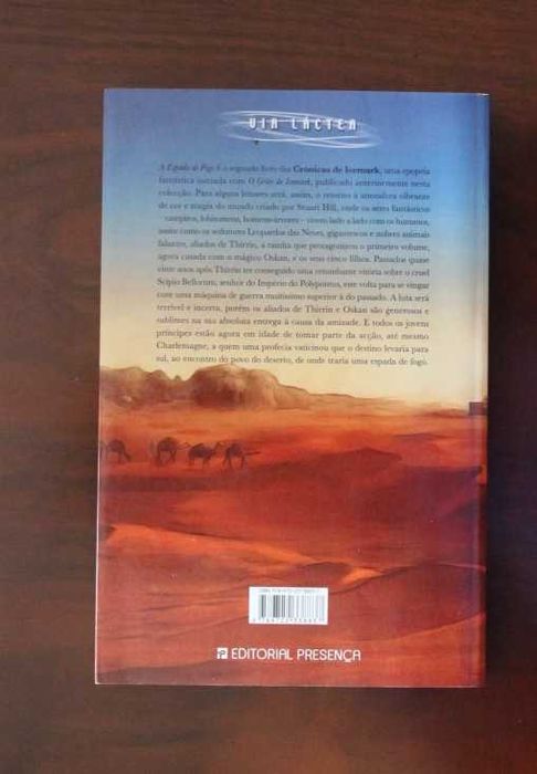 Livro A Espada de Fogo de Stuart Hill; Tradução: Alberto Gomes