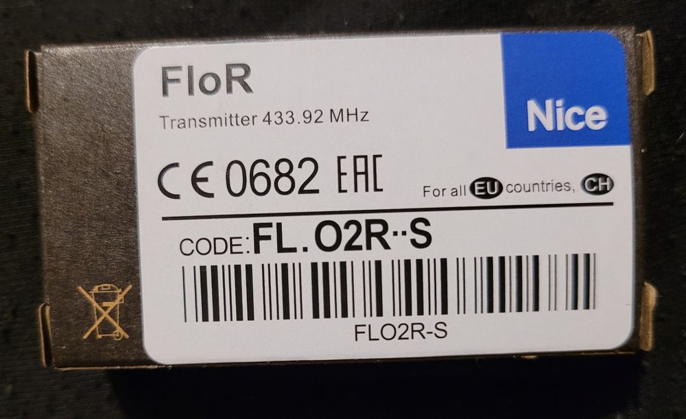 Pilot nice FLO2R-S dwukanałowy 433,92MHz Radlin • OLX.pl