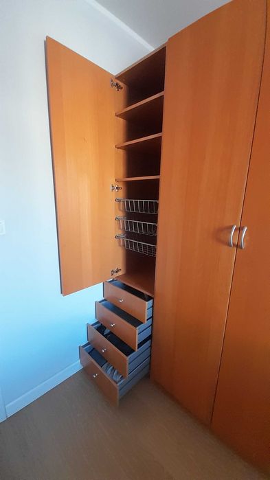Zestaw Łóżko 200x160 robione na wymiar w Studio Rustica i szafa