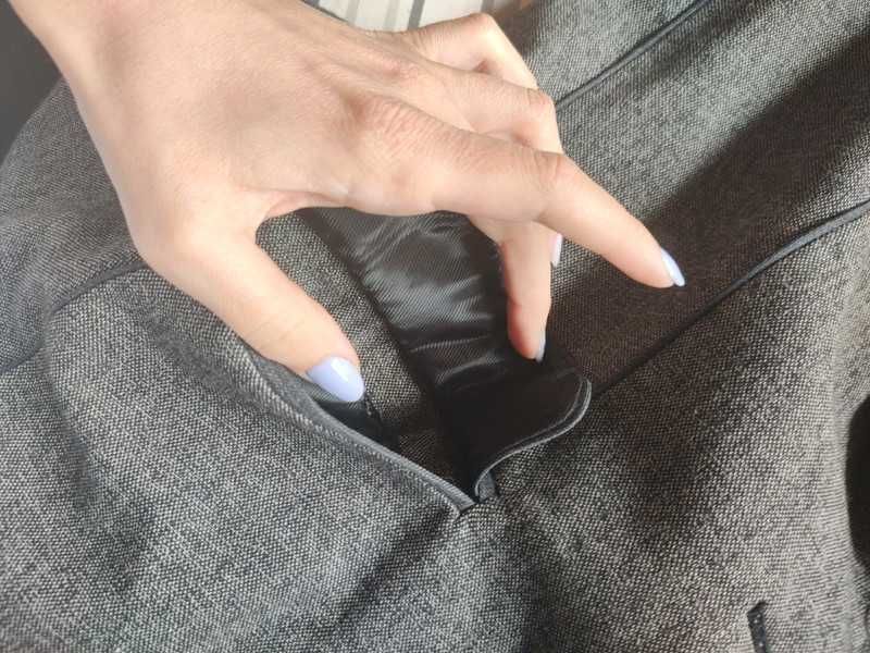 Szara marynarka Zara r.S