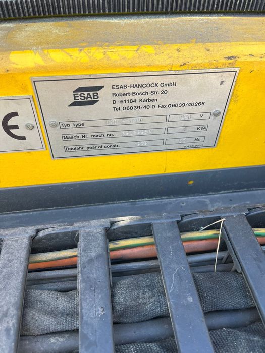 Laser plazma esab 1500 hypertherm hd3070 cnc