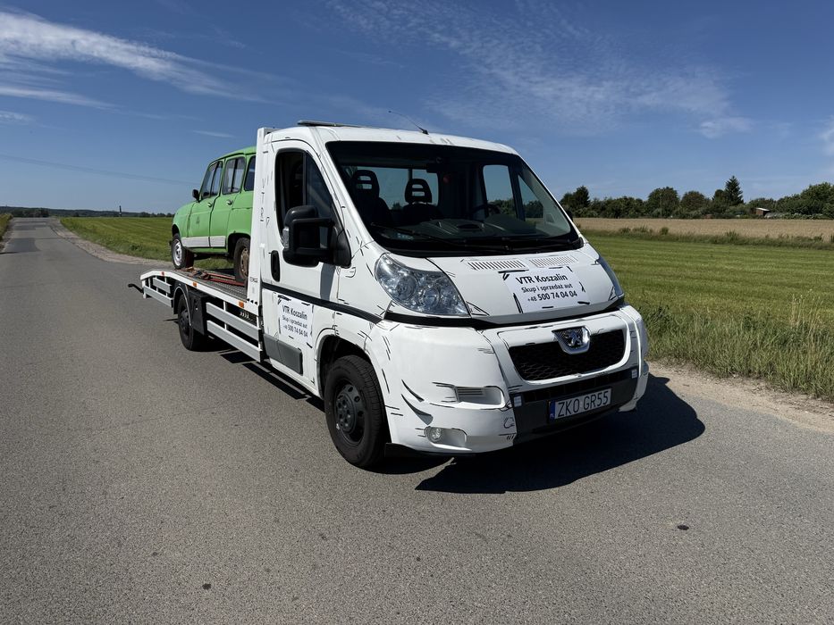 Autolaweta laweta Peugeot Boxer 2.2 HDi 150 koni bez DPF i EGR  z klimą! Świetny stan, sprawna i ładna z bogatym wyposażeniem!