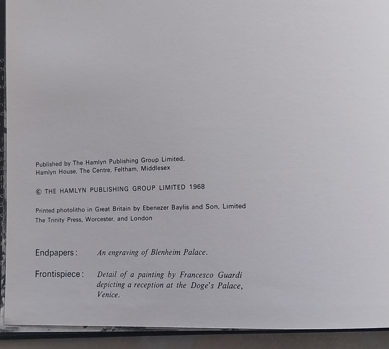 Livro antigo Palaces of Europe