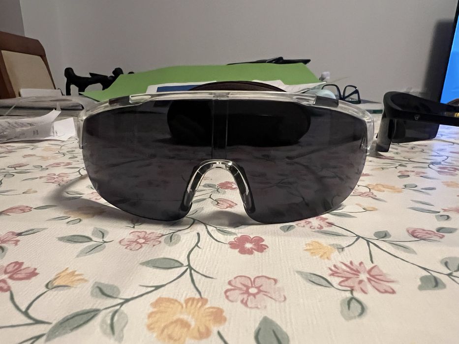 Oculos ciclismo/running 2 pares como novos