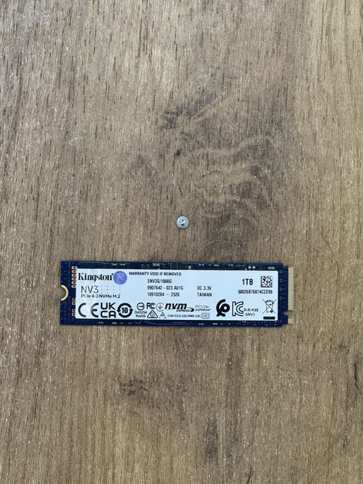 ‼️Магазин Kingston ssd m2 nv3 1tb ідеальний стан