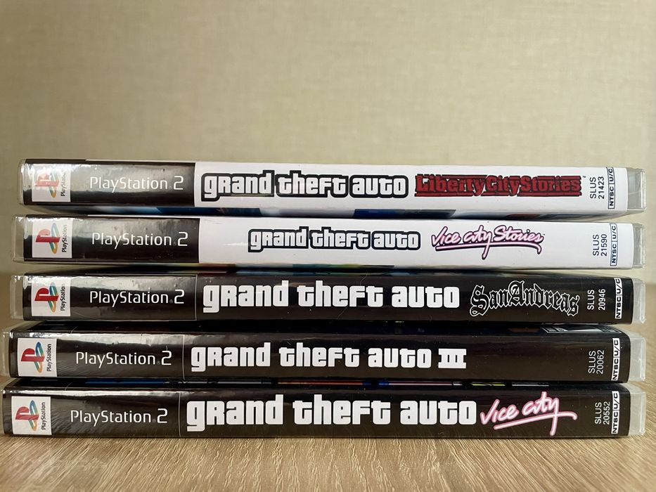 Всі частини GTA на PlayStation 2