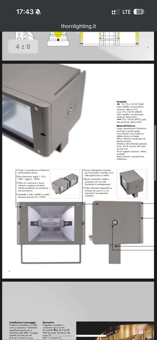 Lampa Thorn 960.12211 oprawa Warszawa nowe