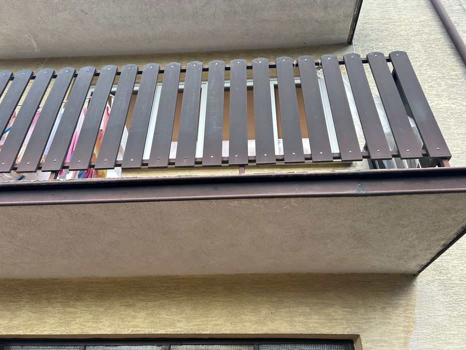 Sztachety PCV 90 balkon , ogrodzenie