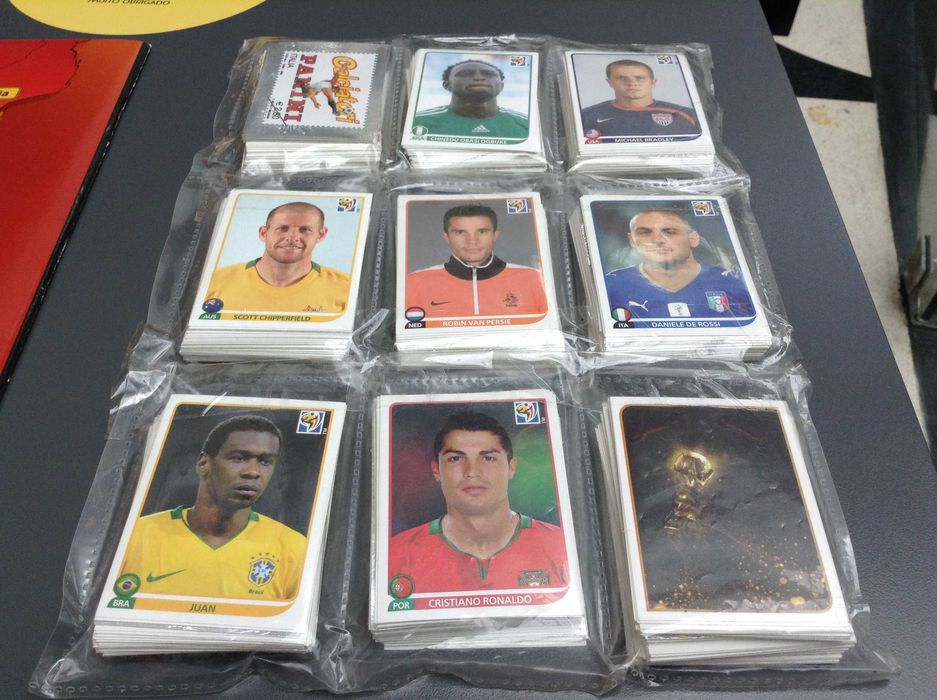 Caderneta completa Mundial Africa do Sul 2010 Panini 638 cromos NOVOS