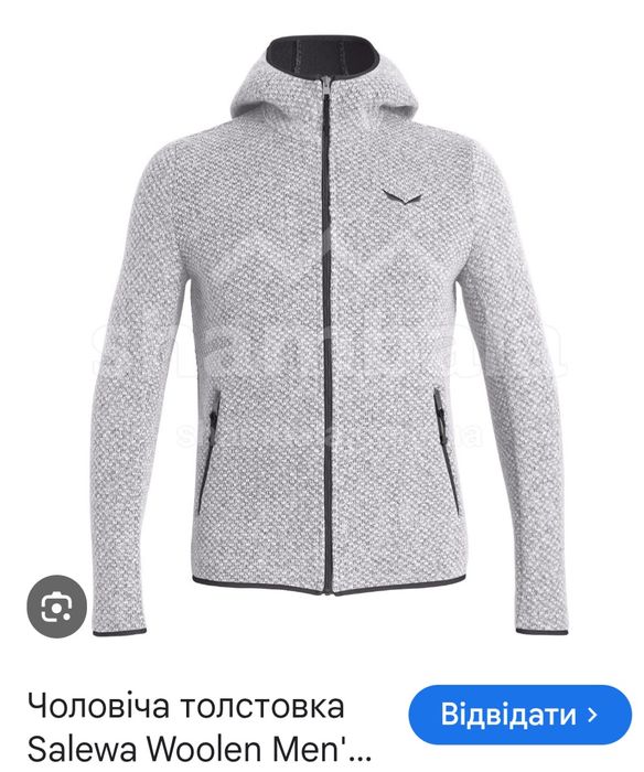 Худі зіпка Salewa merinos M розмір  меріноса