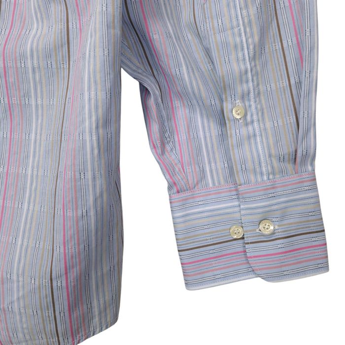 Lacoste oryginalna koszula męska r. 44 ( XL ) bawełna w paski krokodyl