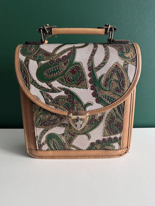 Torebka Kuferek Vintage Skóra