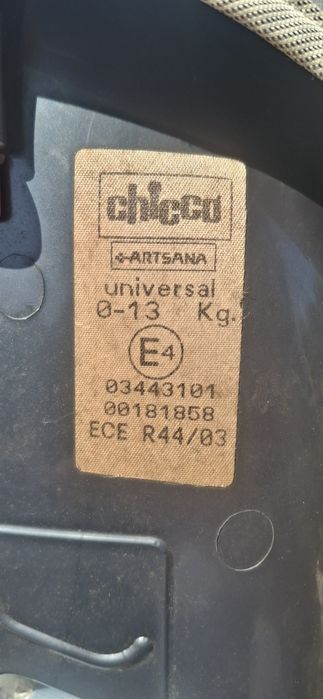Ovo Chicco Grupo 0+ (0-13kg) – Como Novo