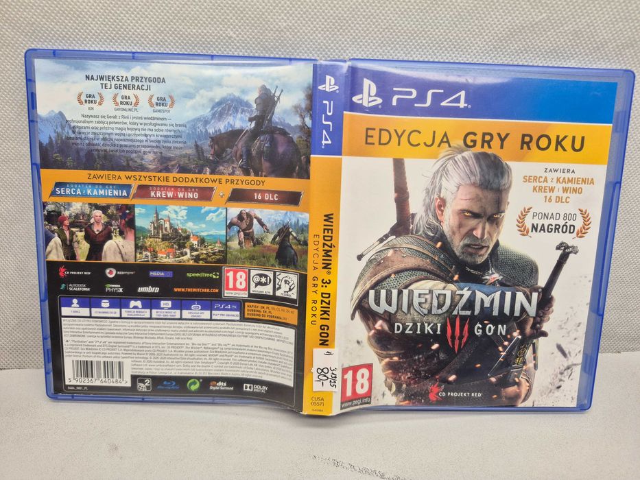 Wiedźmin 3 Dziki Gon Edycja Gry Roku; Madej S.C. Igielna Jasło