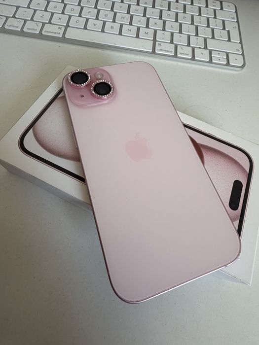 Bateria 100% iPhone 15 128gb Pink Idealny