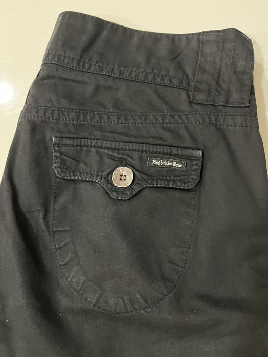 Calças da Bus Urban Wear, pretas, tam. 34