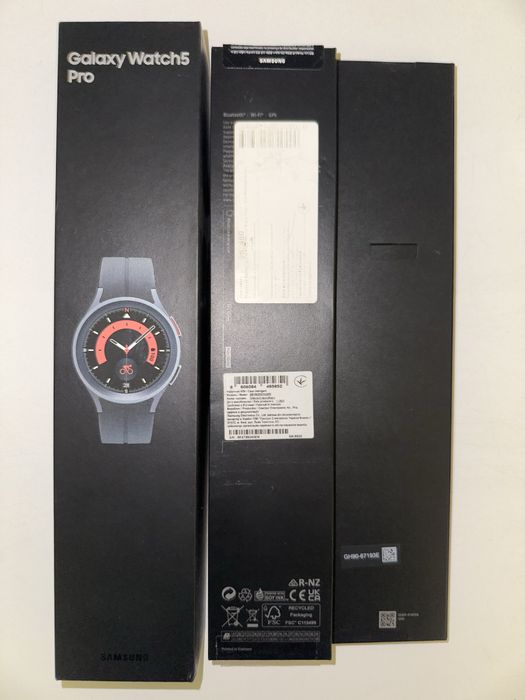 Смарт-годинник «Samsung Galaxy Watch 5 Pro», 45 mm, Black (SM-R920).