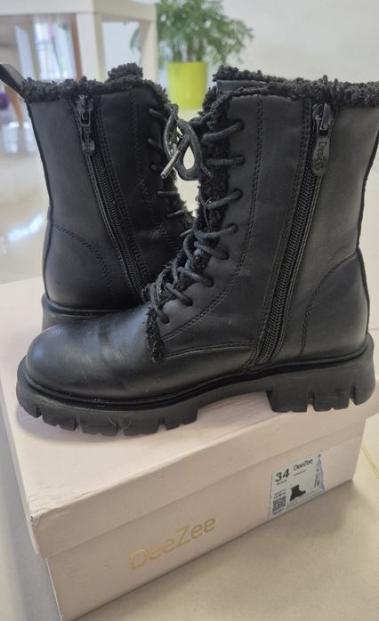 Buty dziewczęce trzewiki rozm 34