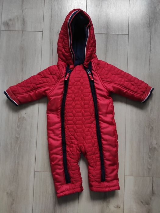 Kombinezon zimowy pikowany dwa zamki 2 unisex chłopca dziewczynki 6 9