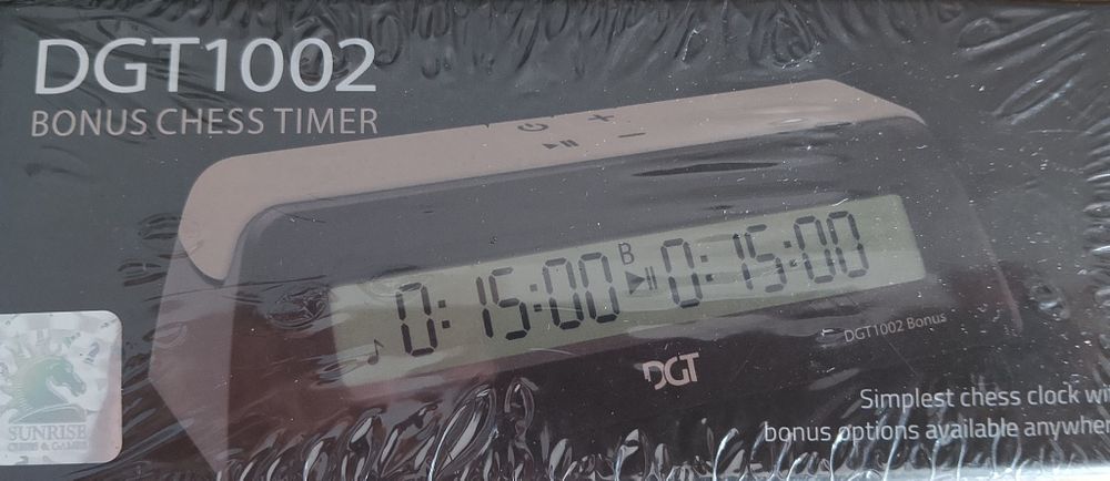 Zegar szachowy DGT 1002 nowy!