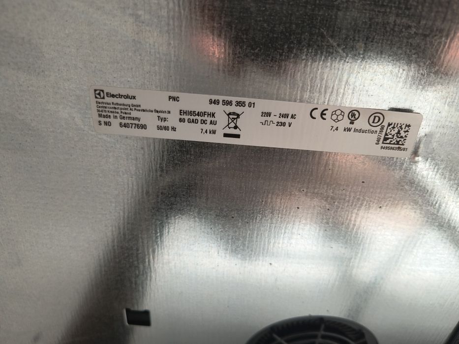 Płyta indukcyjna Electrolux