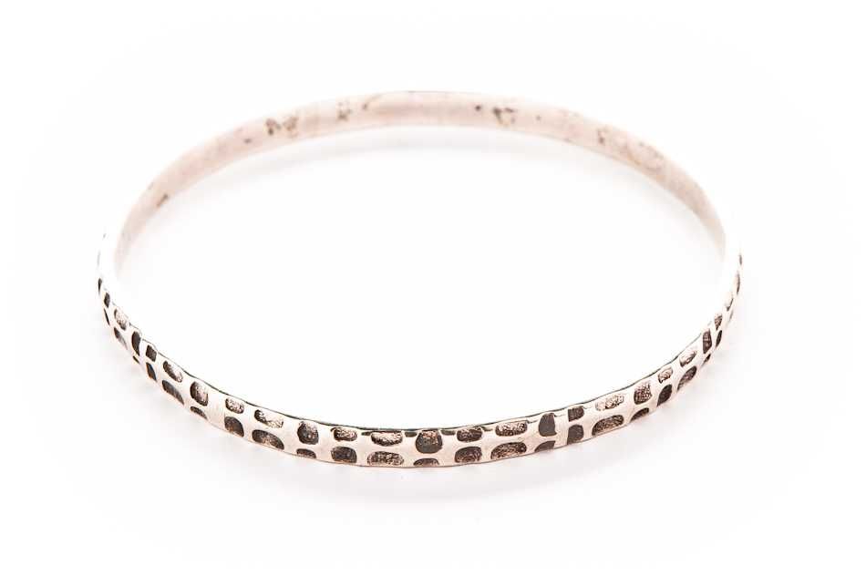 Srebrna Bransoletka - Bangle - 15,98g - PRL - RYTOSZTUKA - Kraków