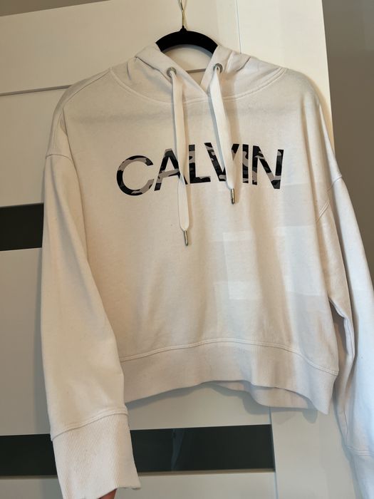 Biała bluza Calvin Klein