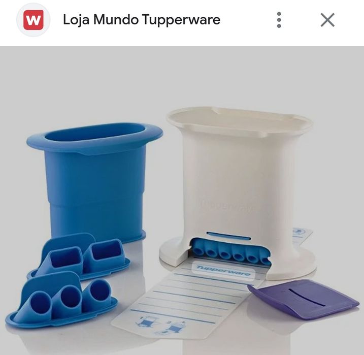 Tupperware para massa