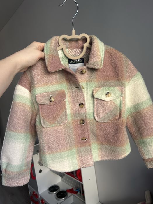 Куртка-сорочка в клітинку