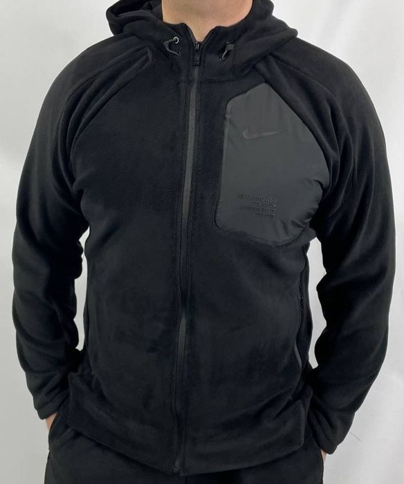 Мужской спортивный костюм Nike зимний теплый флисовый