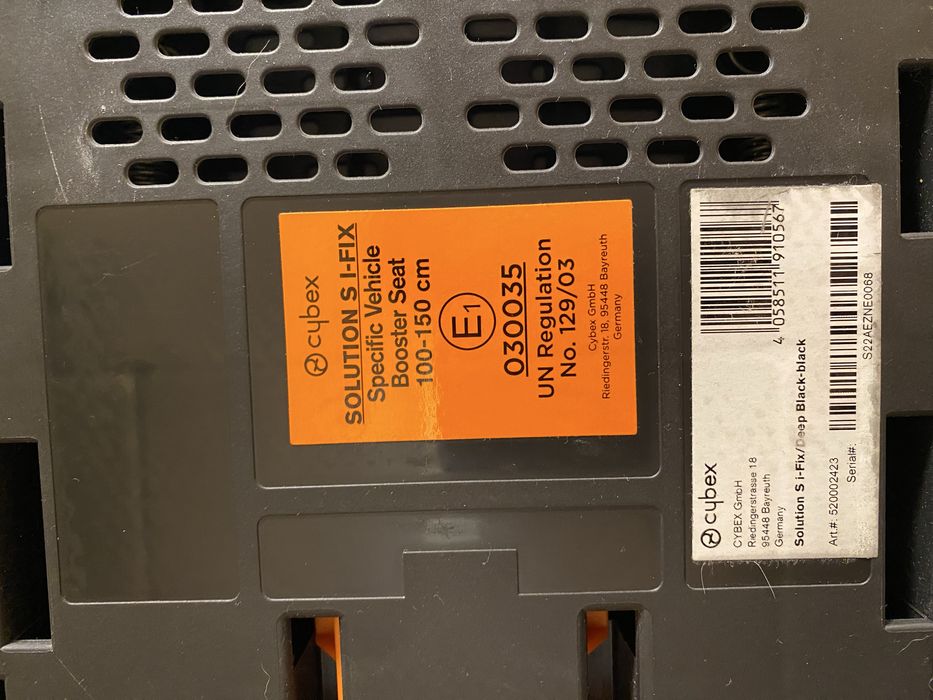 Автокресло Cybex Solution S-I Fix 15-50 кг с 3 до 12 лет