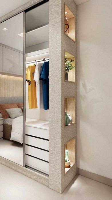 Roupeiros e Closets Sob Projeto e Medidas.