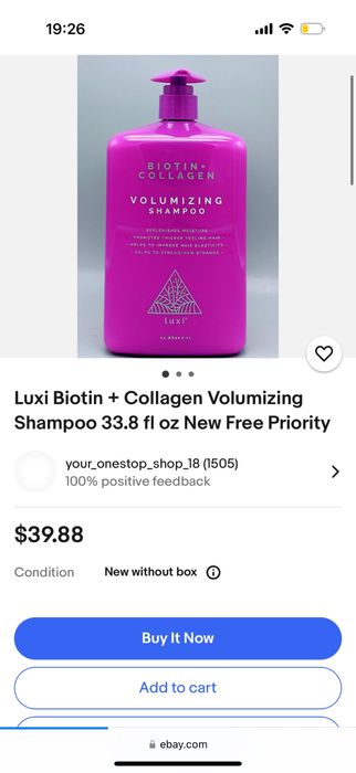 Шампунь для объема волос Luxi 1000 ml США