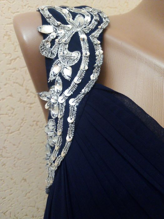 Красивое шифоновое  платье на выпускной