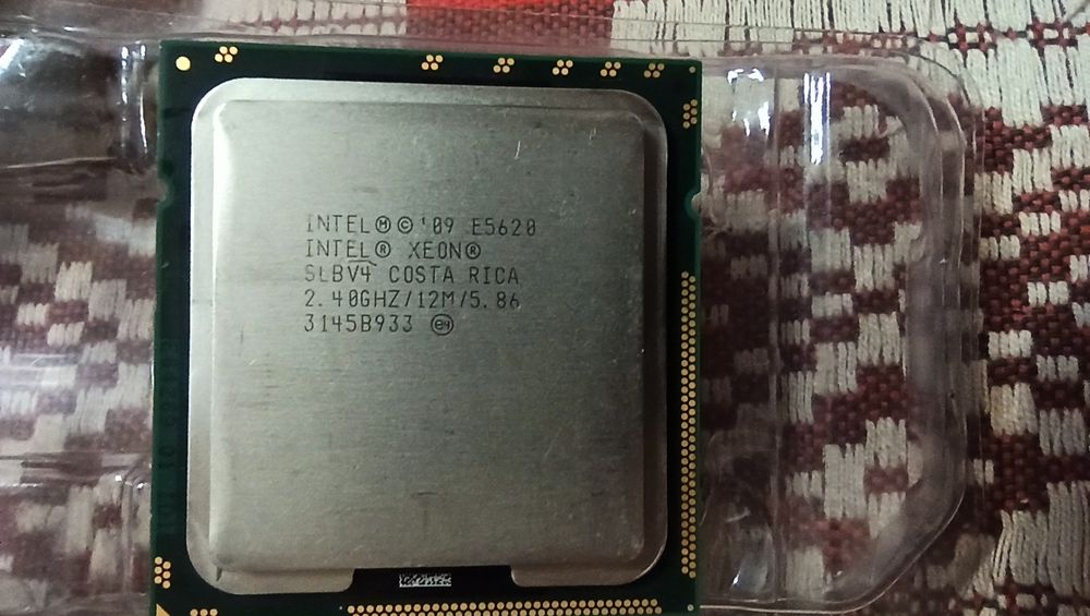 Процессор xeon E5620 Socket lga 1366 4 ядра 8 потоков
