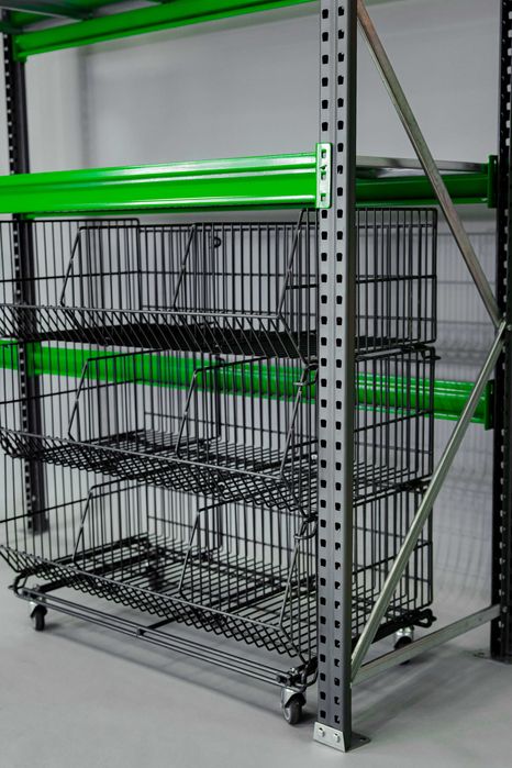 Kosz nastawny ekspozycyjny druciany węglarka HAYRAX 860 x 500 x 300