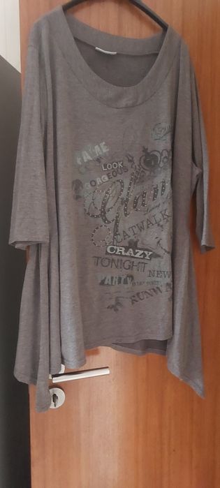 Camisola cinza e tunica cinza xl