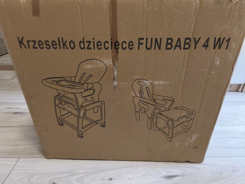 Krzesełko dziecięce do karmienia 3w1 4w1