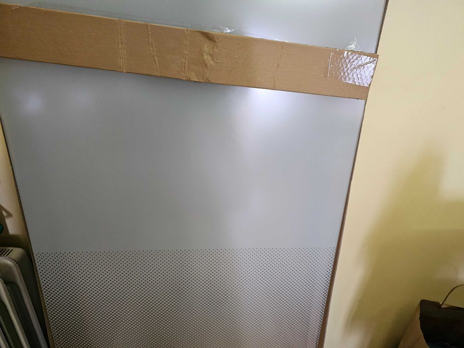 Painel de vidro temperado para banheira ou poliban