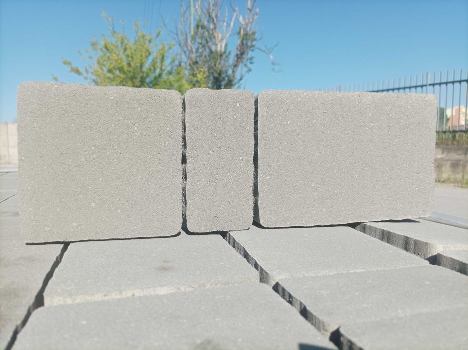 Kostka brukowa grafit brąz melanż 6 cm wyprzedaż