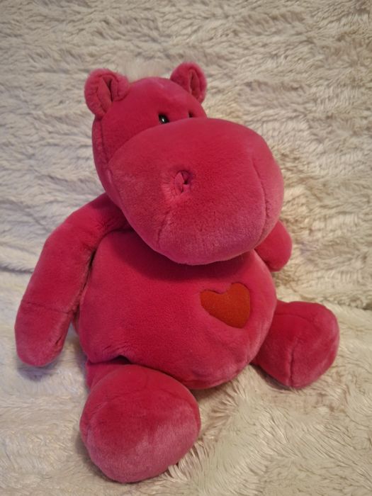 Unikatowy Hipopotam NICI Vintage | Serce | Metka DM!