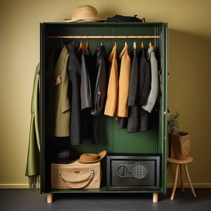 Solidny SEJF elektroniczny KASETKA na pieniądze PANCERNY domowy