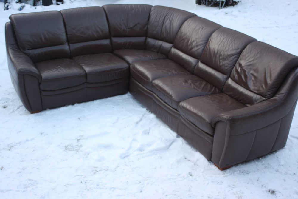 Narożnik, sofa, kanapa, spanie - skóra