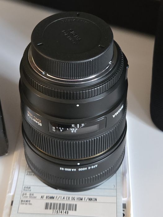 Sigma F1.4 EX DG HSM do nikona
