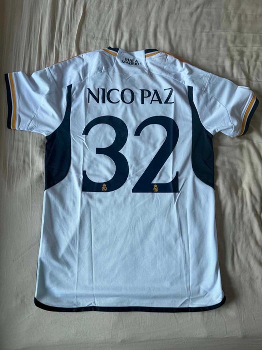 Koszulka Meczowa Nico Paz Real Madryt Champions League Rozmiar L