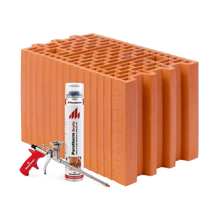 Wienerberger Porotherm 25 P+W klasa 15 PROFI Cegła DRYFIX Najtaniej