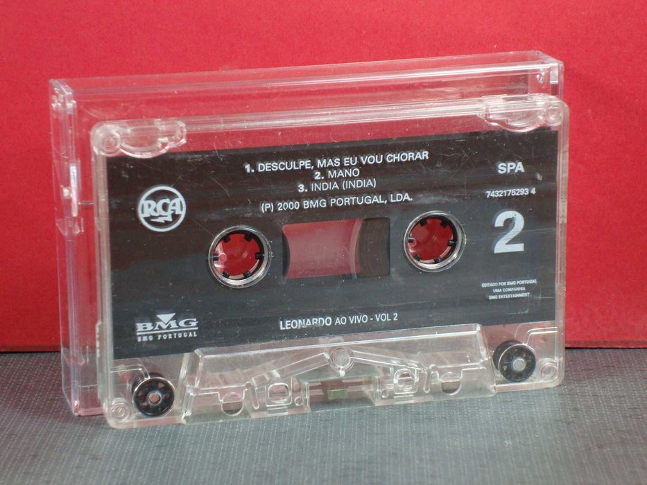 Leonardo - Ao Vivo Vol.2 / Cassete / VG Plus