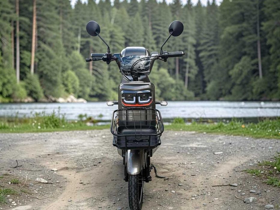 Електроскутер Oscar Rich 1000W 60V 25Ah графіт двомісний електробайк