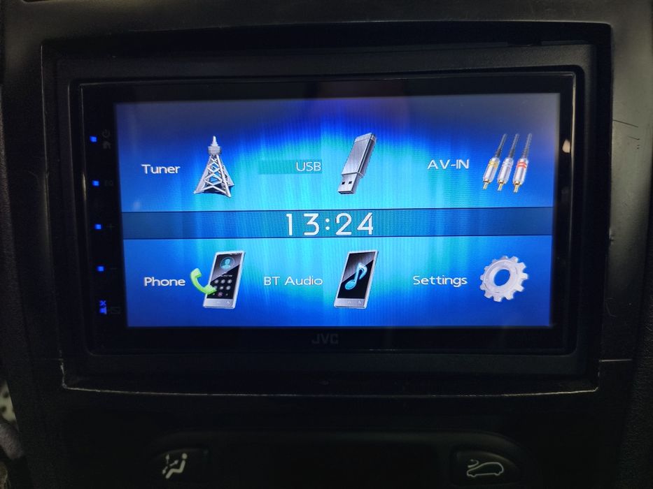 Radio jvc kw-m24bt bluetooth, kamera cofania 2din dotykowy