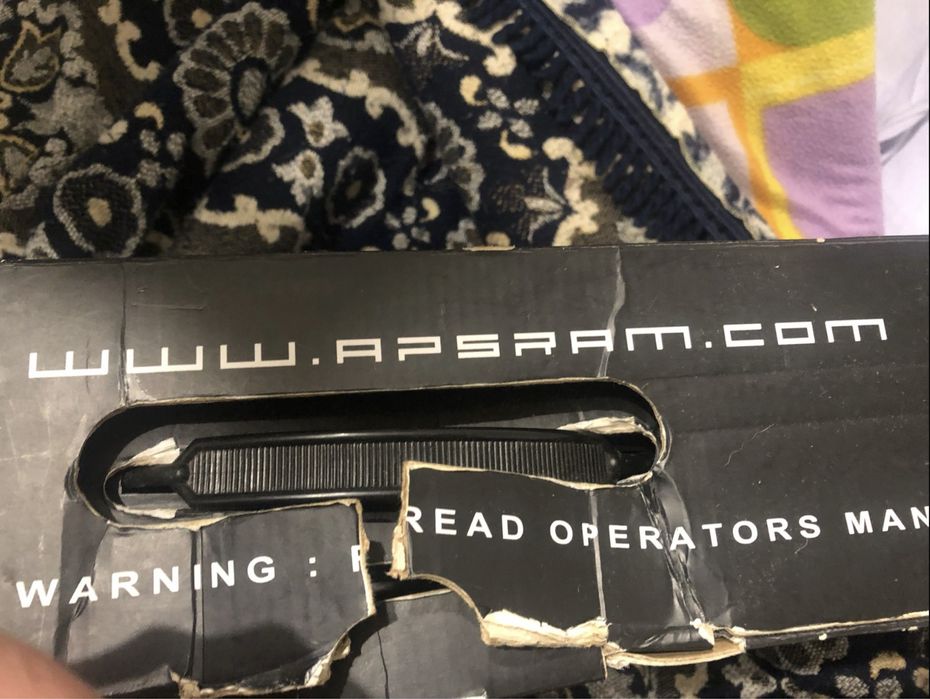 Arma de airsoft ASR115X como nova